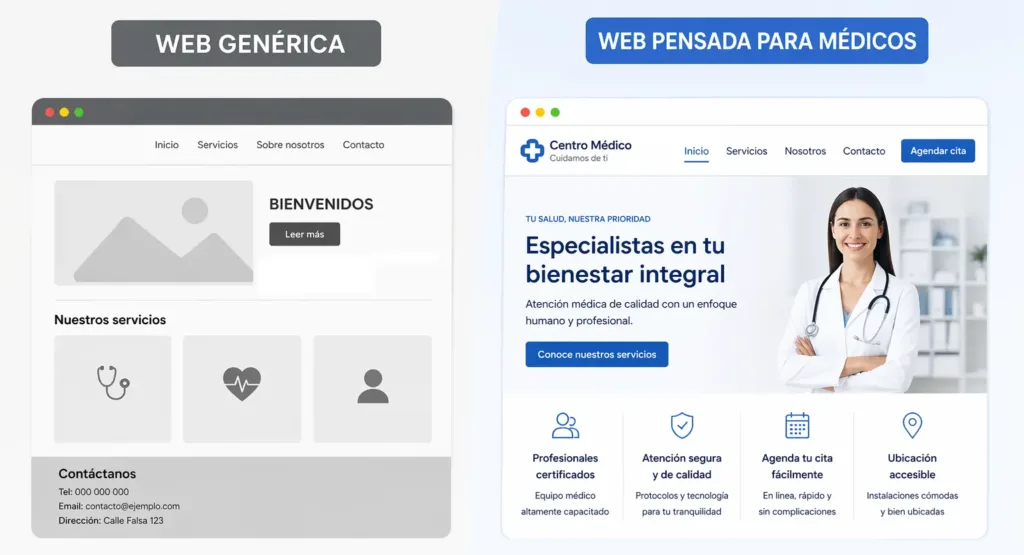 web-generica-vs-web-doctores web-generica-vs-web-doctores